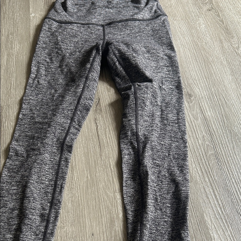 lululemon athletica Heathered Dark Gray Leggings